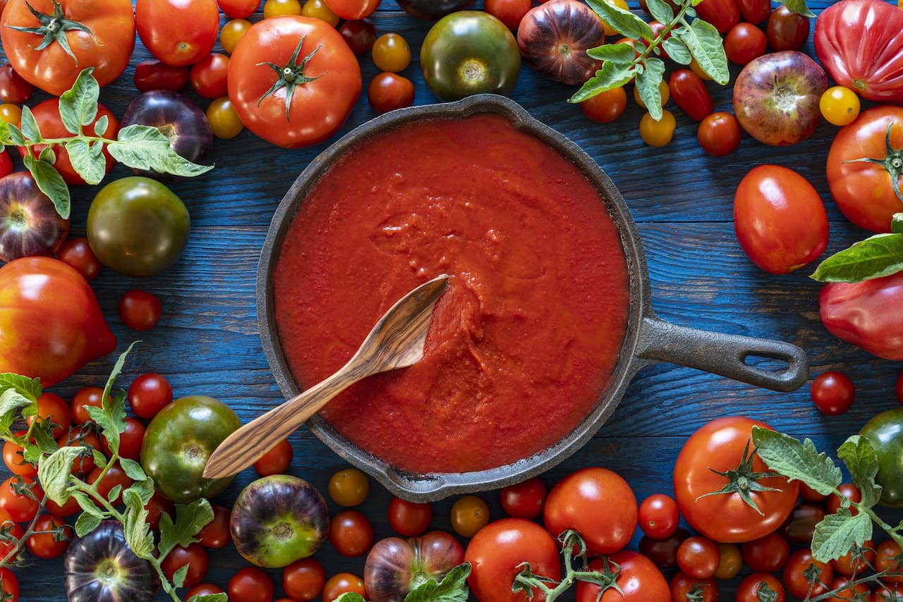 Salsa de tomate casera | Luladu